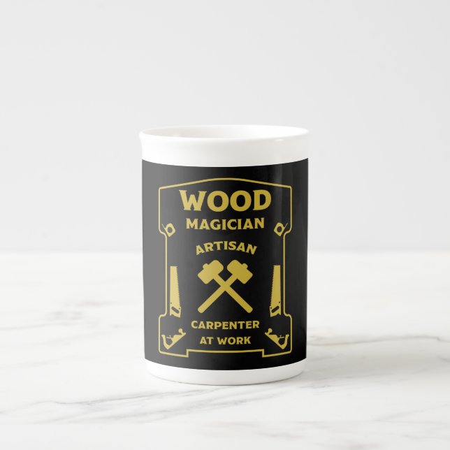 Wood Magician Prozellantasse (Vorderseite)