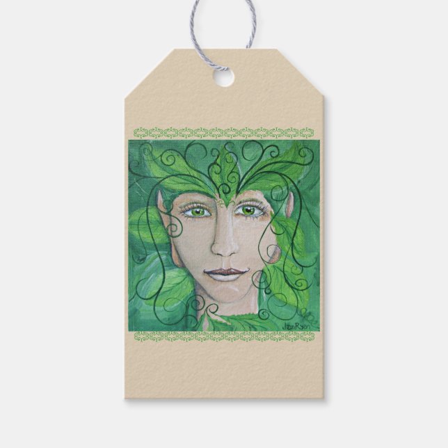 Wood Nymph-Geschenk-Tag Geschenkanhänger (Vorderseite)