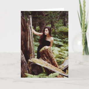 Wood Nymph notecard Karte