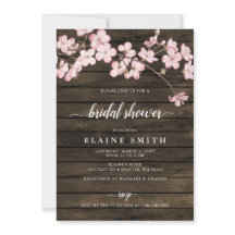 Wood Pink Sakura Kirschblüten Brautparty