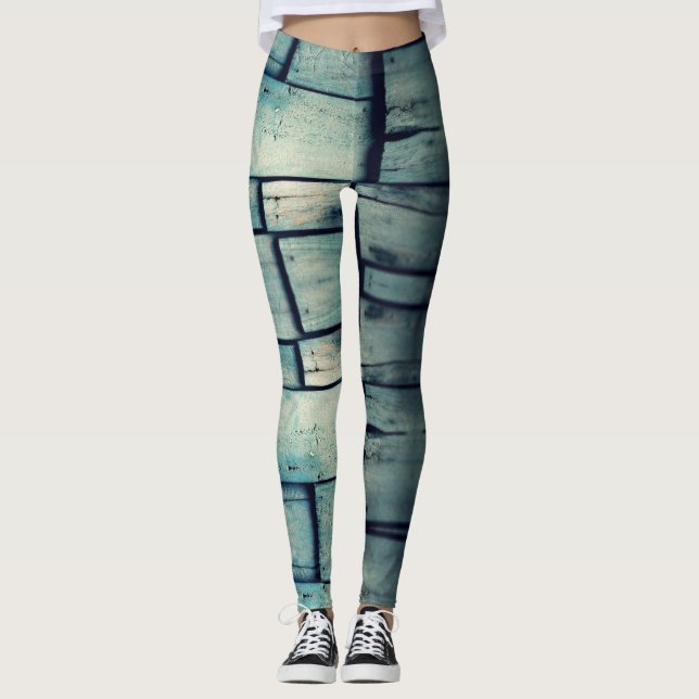 Wood Plywood - Power Yoga Leggings (Vorderseite)