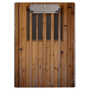 Wood Slats Beach Door Costa Brava Spanien Klemmbrett