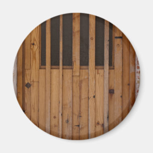 Wood Slats Beach Door Costa Brava Spanien Magnet