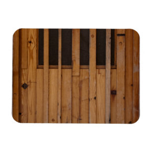 Wood Slats Beach Door Costa Brava Spanien Magnet