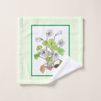 Wood Sorrel Flannel Waschlappen