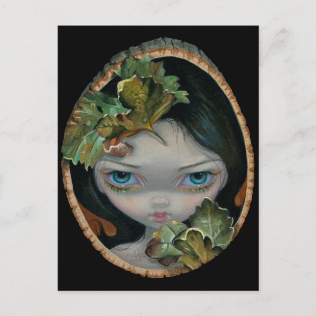 "Wood Sprite 1" Postcard Postkarte (Vorderseite)