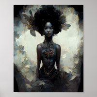 Wood Sprite Fee Faiasy Fantasy Art Poster