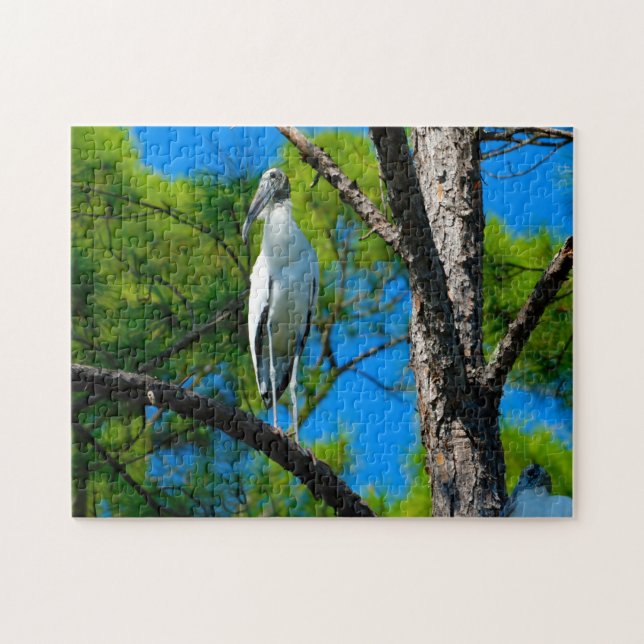 Wood Stork Florida Puzzle (Horizontal)