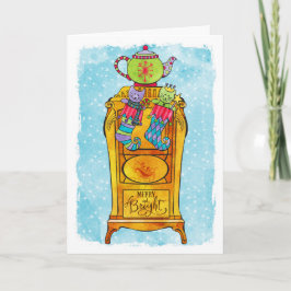 Wood Stove Feiertagskarte