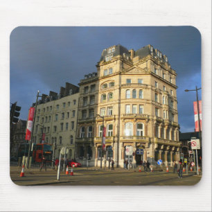 Wood Street, Cardiff, Wales Mousepad