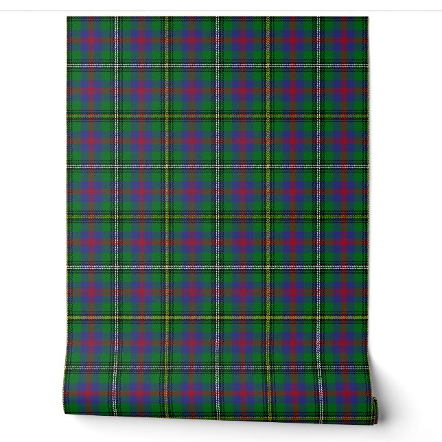 Wood Tartan Kariert Scottish Clan Tapete (Abrollen)