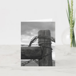 Wood & the Wire - 4" x 5.6" Notecard Feiertagskarte