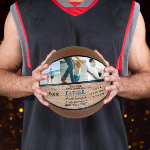 Wood Theme Vatertag Vater Geburtstag Basketball