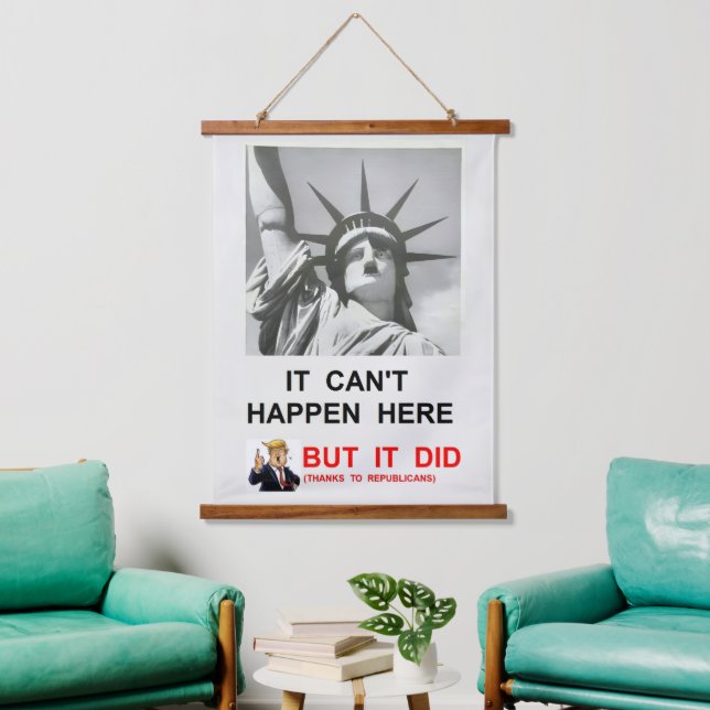 Wood Topped Wall Tapestry Wandteppich Mit Holzrahmen (Wohnzimmer)