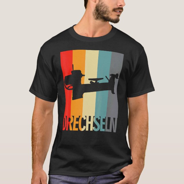 Wood Turning Bench Carpenters T-Shirt (Vorderseite)