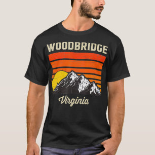Woodbridge Virginia Retro City Staat USA Souvenir T-Shirt