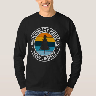Woodbury Heights New Jersey NJ USA City Pride Rett T-Shirt