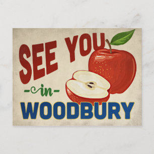 Woodbury Minnesota Apple - Vintage Travel Postkarte