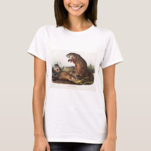 Woodchuck Camping Deko Gips T-Shirt