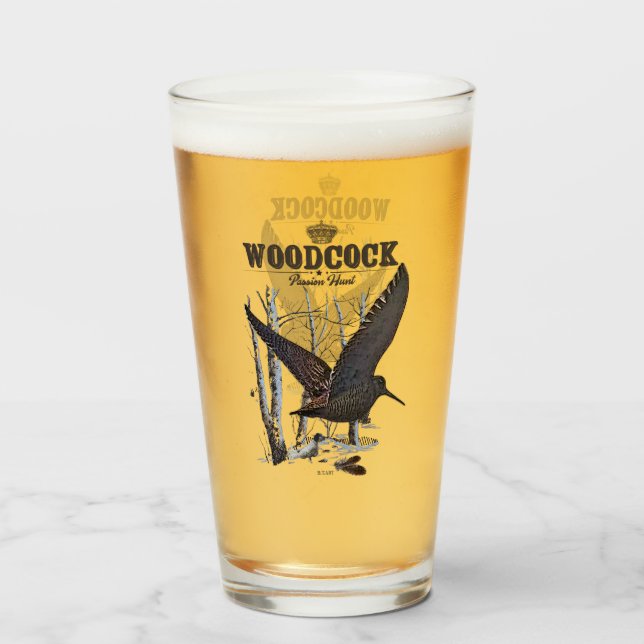 Woodcock - Passionsjagd Glas (Vorne (Gefüllt))