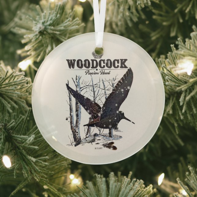 Woodcock - Passionsjagd Ornament Aus Glas (InSitu)