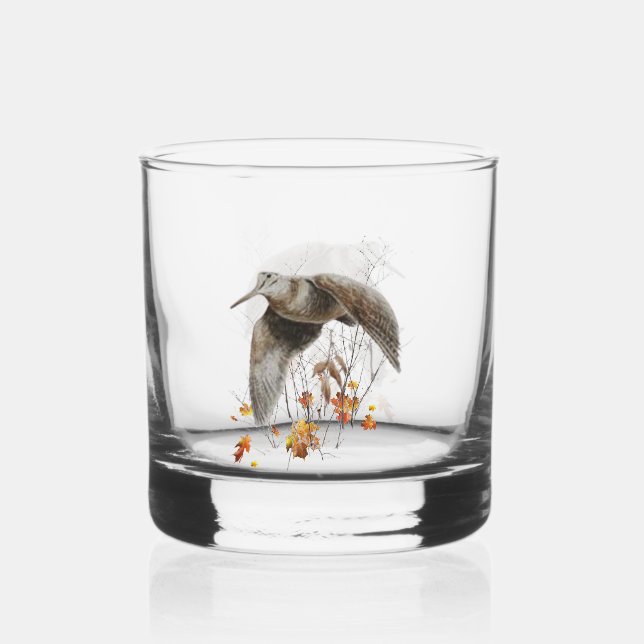 Woodcock Whiskyglas (Vorderseite)