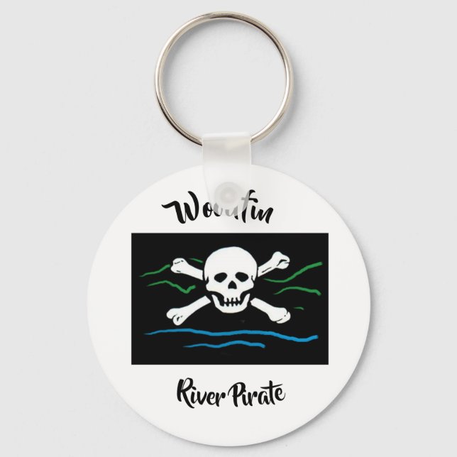 Woodfin RIver Pirate Schlüsselkette Schlüsselanhänger (Vorderseite)