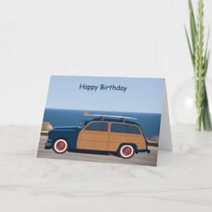 Woodie Geburtstagskarte Karte