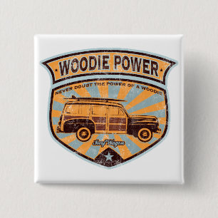 Woodie Lastwagen Button