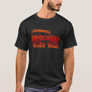 Woodie Wagon Vintage Coole Klassische Woody Auto T T-Shirt