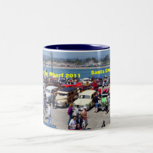Woodies auf der Kai-Santa CruzTasse 2011 Zweifarbige Tasse