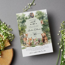 Woodland Adventure erwartet Forest Baby Shower