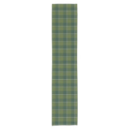 Woodland and Evergreen Plaid Kurzer Tischläufer