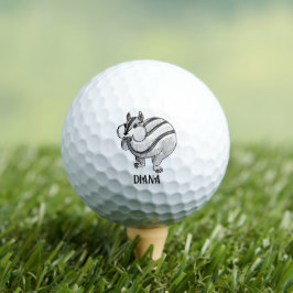 Woodland Animal Art Stift Niedlich Chipmunk Golfball