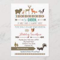 Woodland Animal Baby Dusche