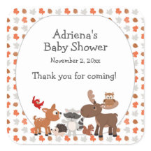 Woodland Animal Baby Dusche Große Gabe