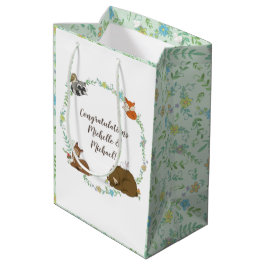 Woodland Animal Baby Dusche Mittlere Geschenktüte