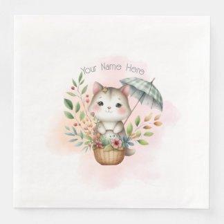 Woodland Animal Baby Dusche Serviette