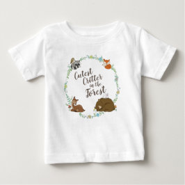 Woodland Animal Baby Dusche T-shirt