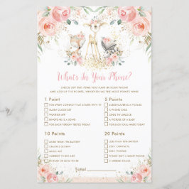 Woodland Animal Floral Was ist in deinem Handyspie