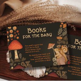 Woodland Animal verzaubert mit einem Buch für Baby Begleitkarte