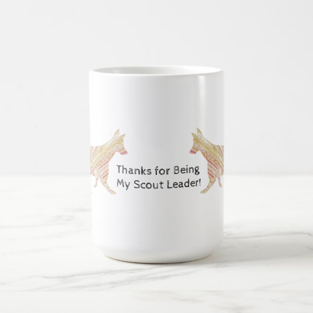 Woodland Animal Vielen Dank Scout Leader Fox Kaffeetasse (Mittel)