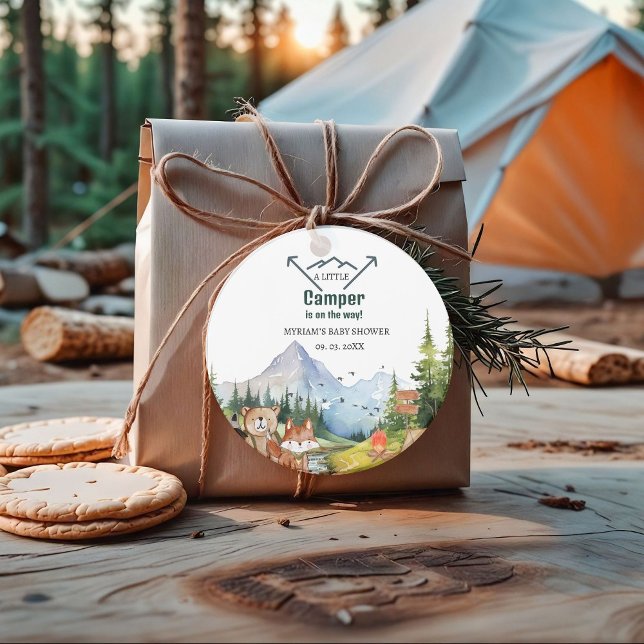 Woodland Animals Adventure Camper Kinderdusche Geschenkanhänger (Von Creator hochgeladen)