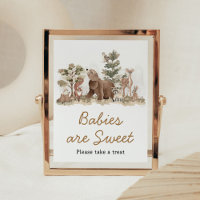 Woodland Animals Adventure erwartet Baby Shower