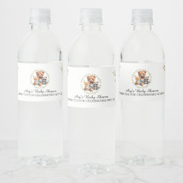 Woodland Animals Baby Dusche 1. Geburtstag Gefalle Wasserflaschenetikett