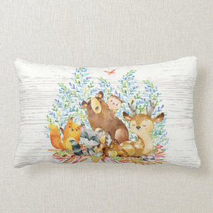 Woodland Animals Baby Kinderzimmer Pillow Lendenkissen