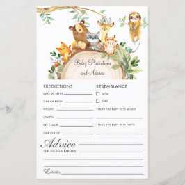 Woodland Animals Baby Predictions & Advice Dusche