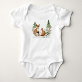 Woodland Animals Babydusche Baby Strampler