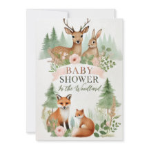 Woodland Animals Babydusche