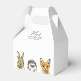 Woodland Animals Babydusche Geschenkschachtel